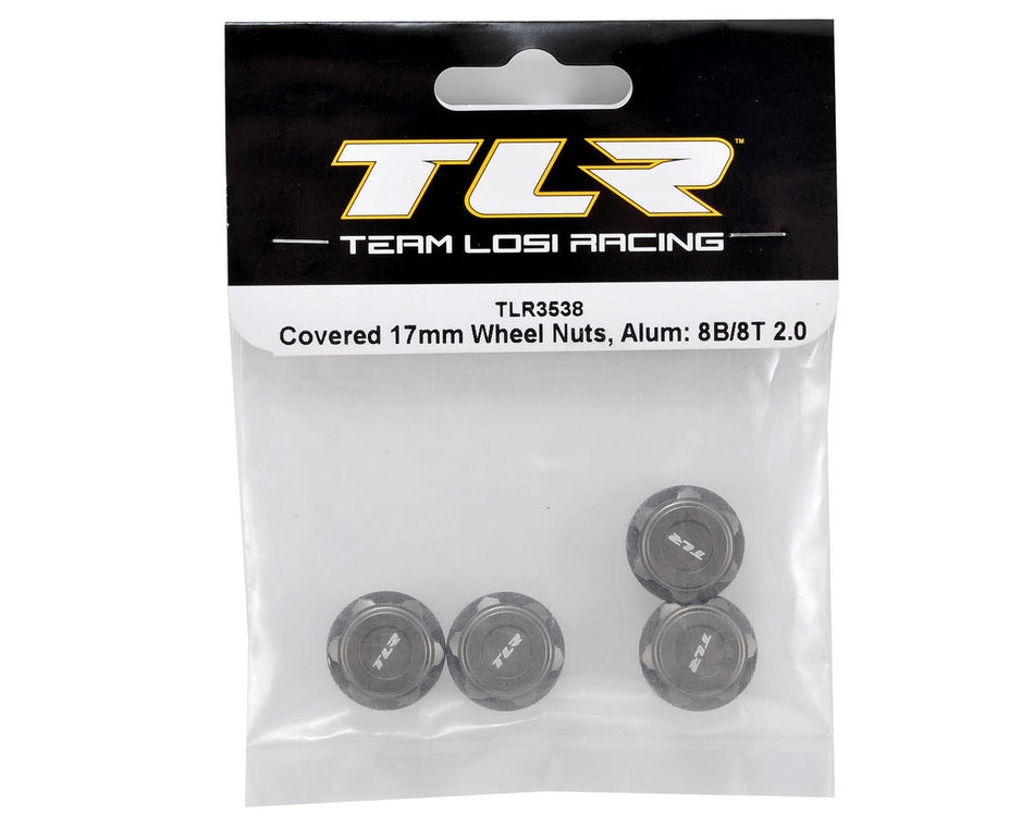 Covered 17mm Wheel Nuts, Alum: 8B/8T 2.0